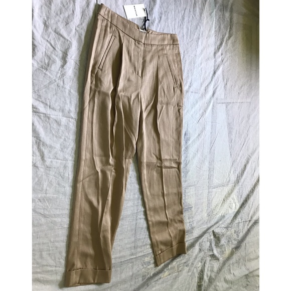 Whistles Pleat Front Twill Trousers - Picture 2 of 5